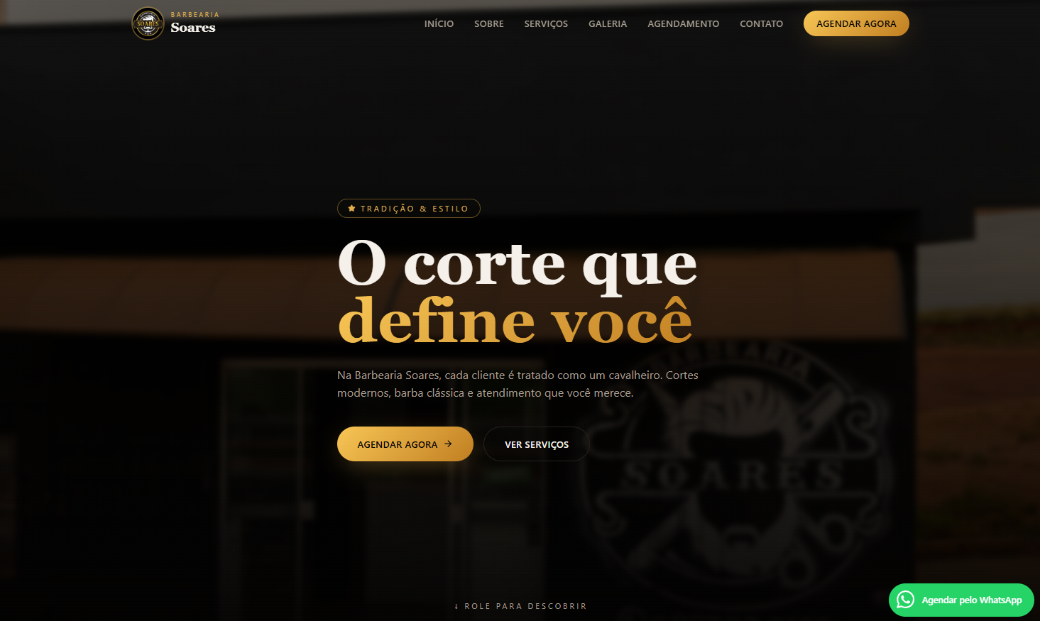 Barbearia Soares — Home