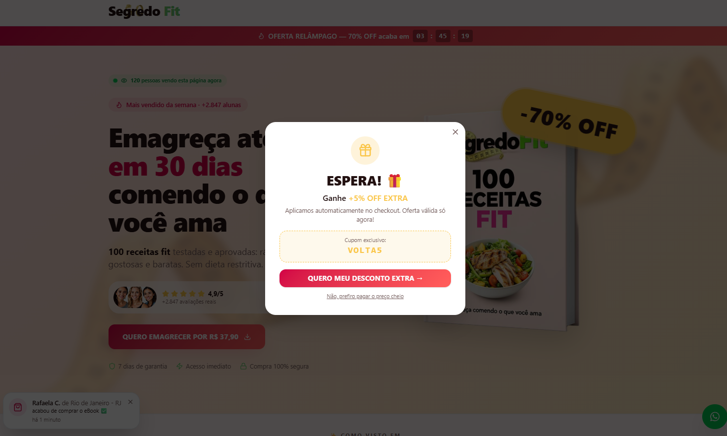 Segredo Fit — Oferta